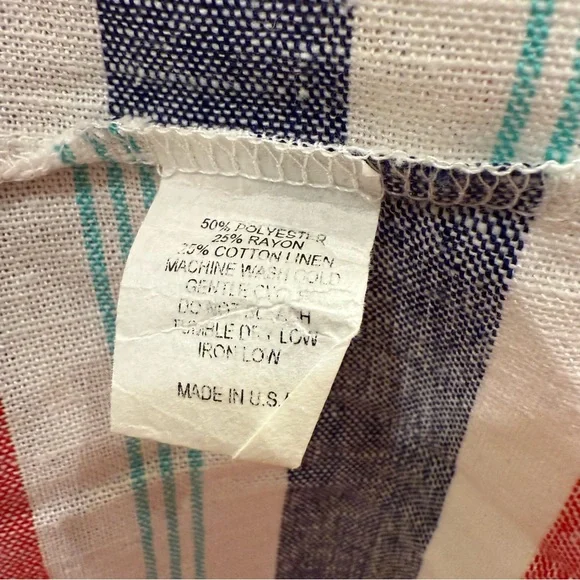 Hailey & Co. Striped Sleeveless Dress with Pockets - Size Small - Picture 6 of 6